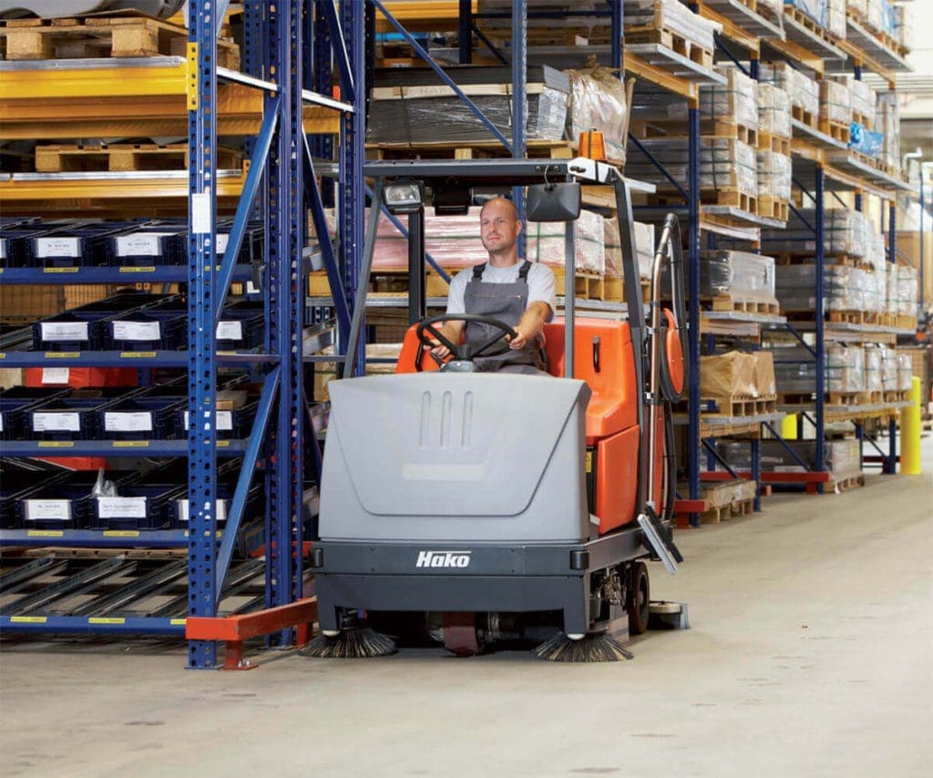 Transform Your Warehouse With A Ride On Scrubber