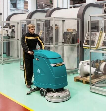 Small Walk Behind Scrubber Dryer