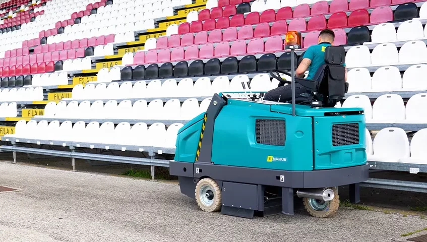 Magnum Sweeper | Stadium Cleaning